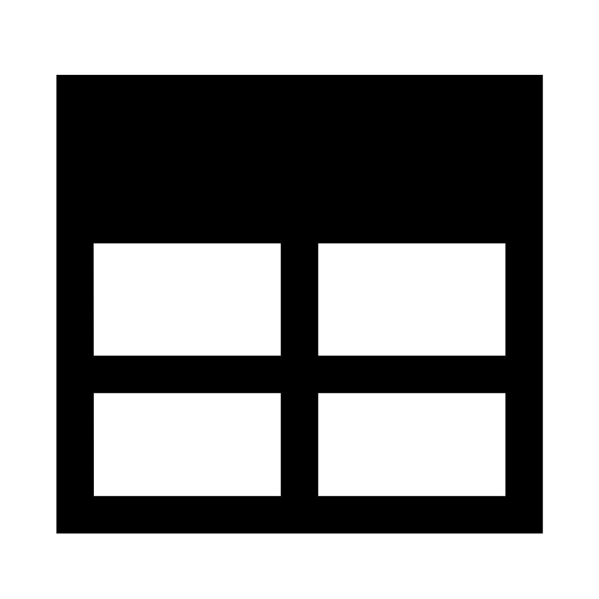 glyph neue style unisci celle icon