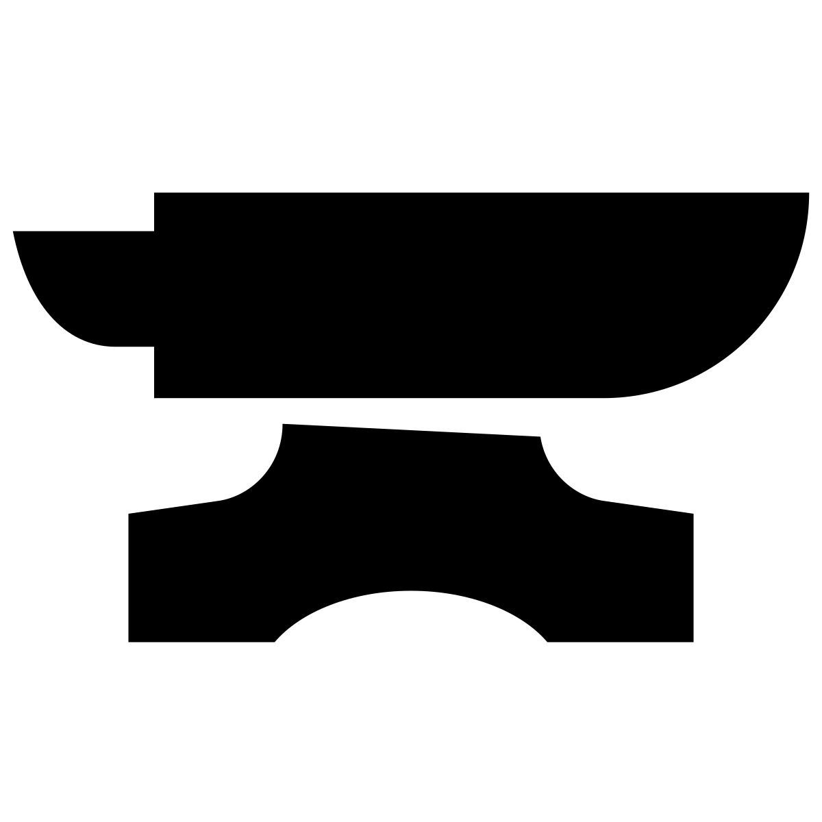 glyph neue style metal icon