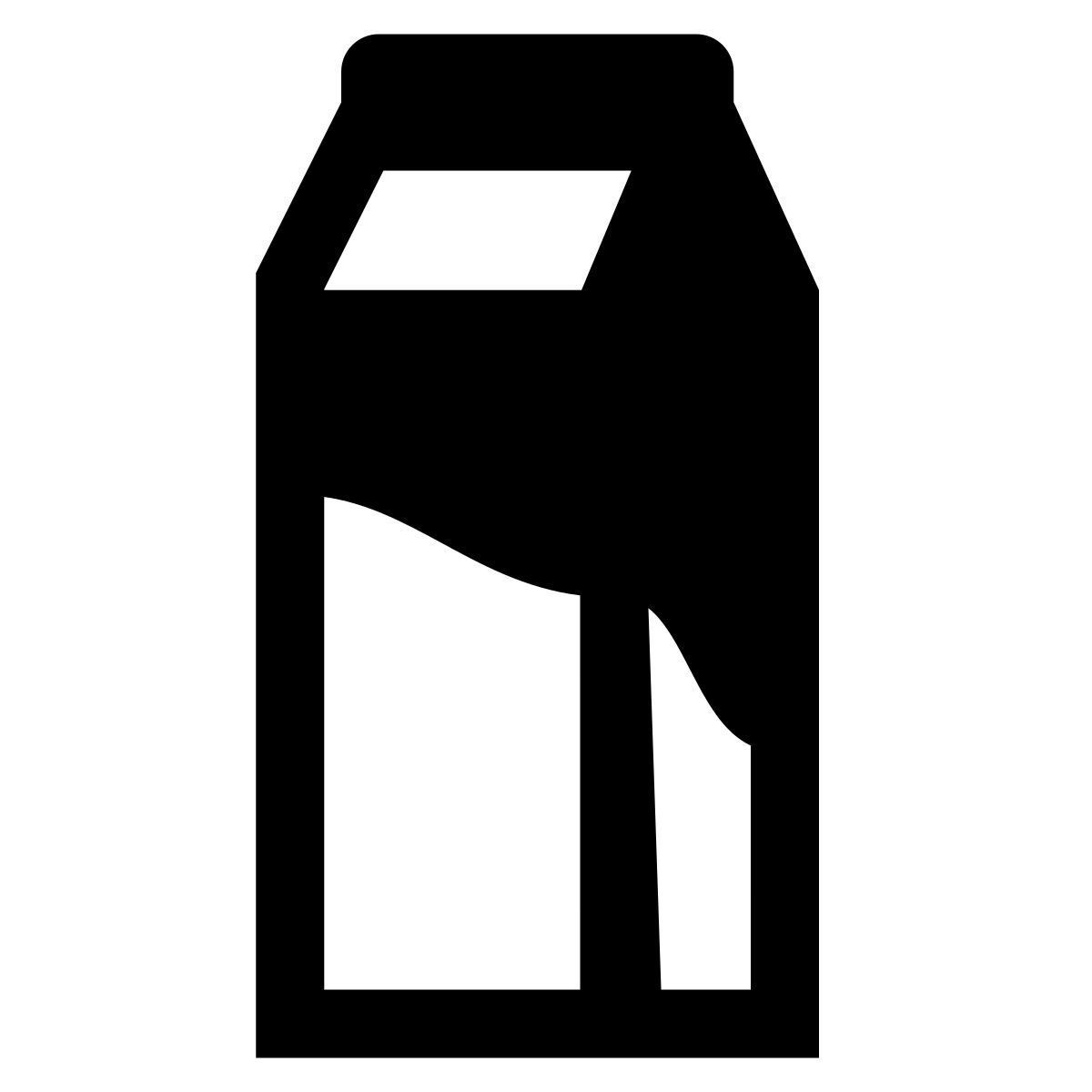 glyph neue style 우유통 icon