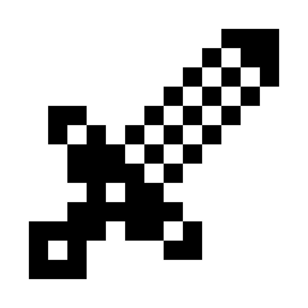 glyph neue style 마인 크​​래프트 소드 icon