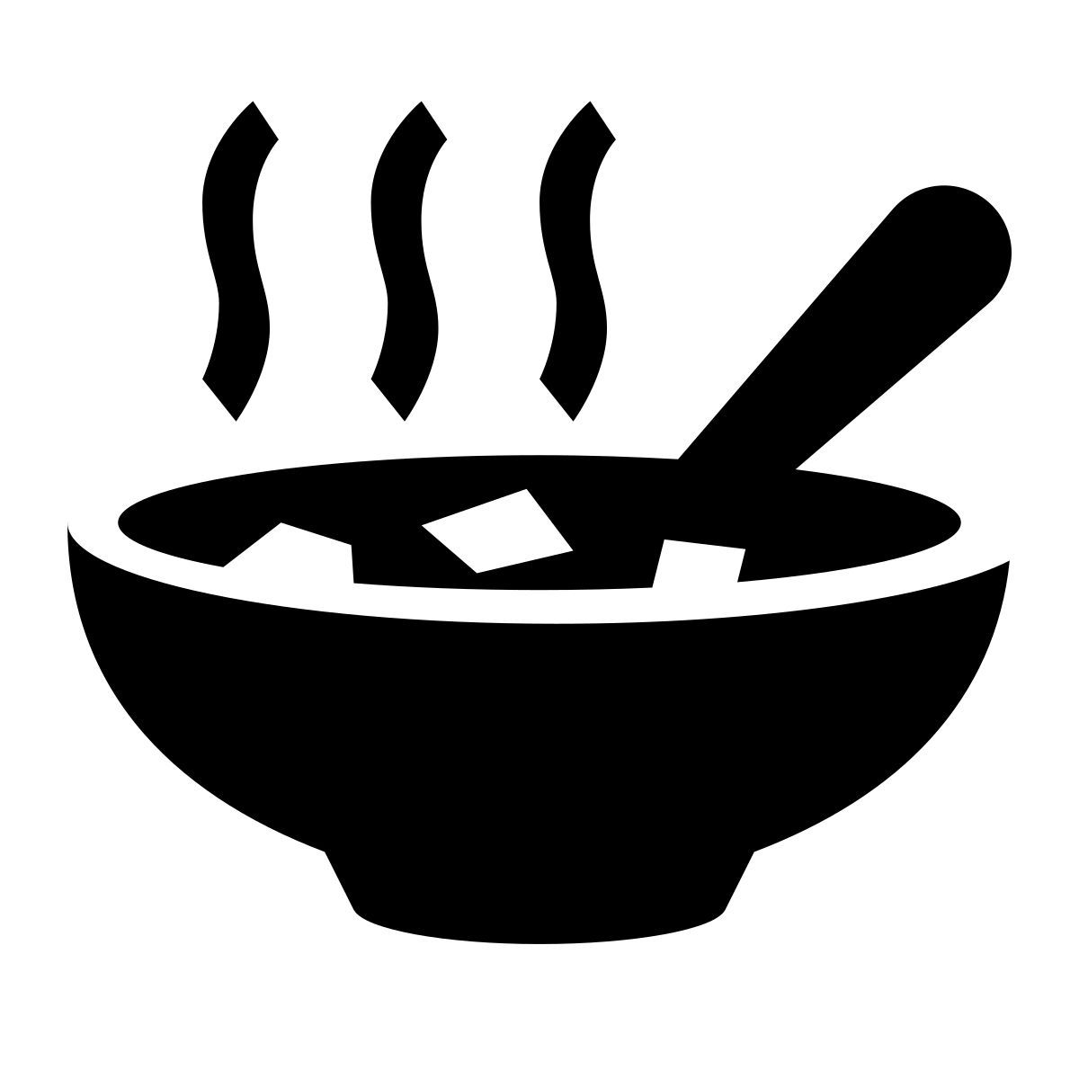 glyph neue style sopa de miso icon