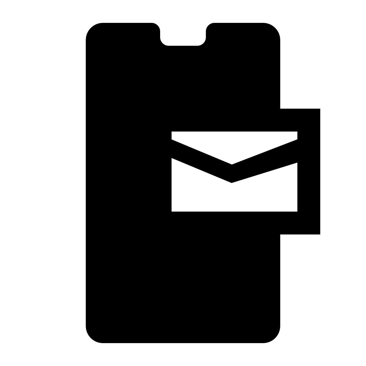 glyph neue style e mail para celular icon