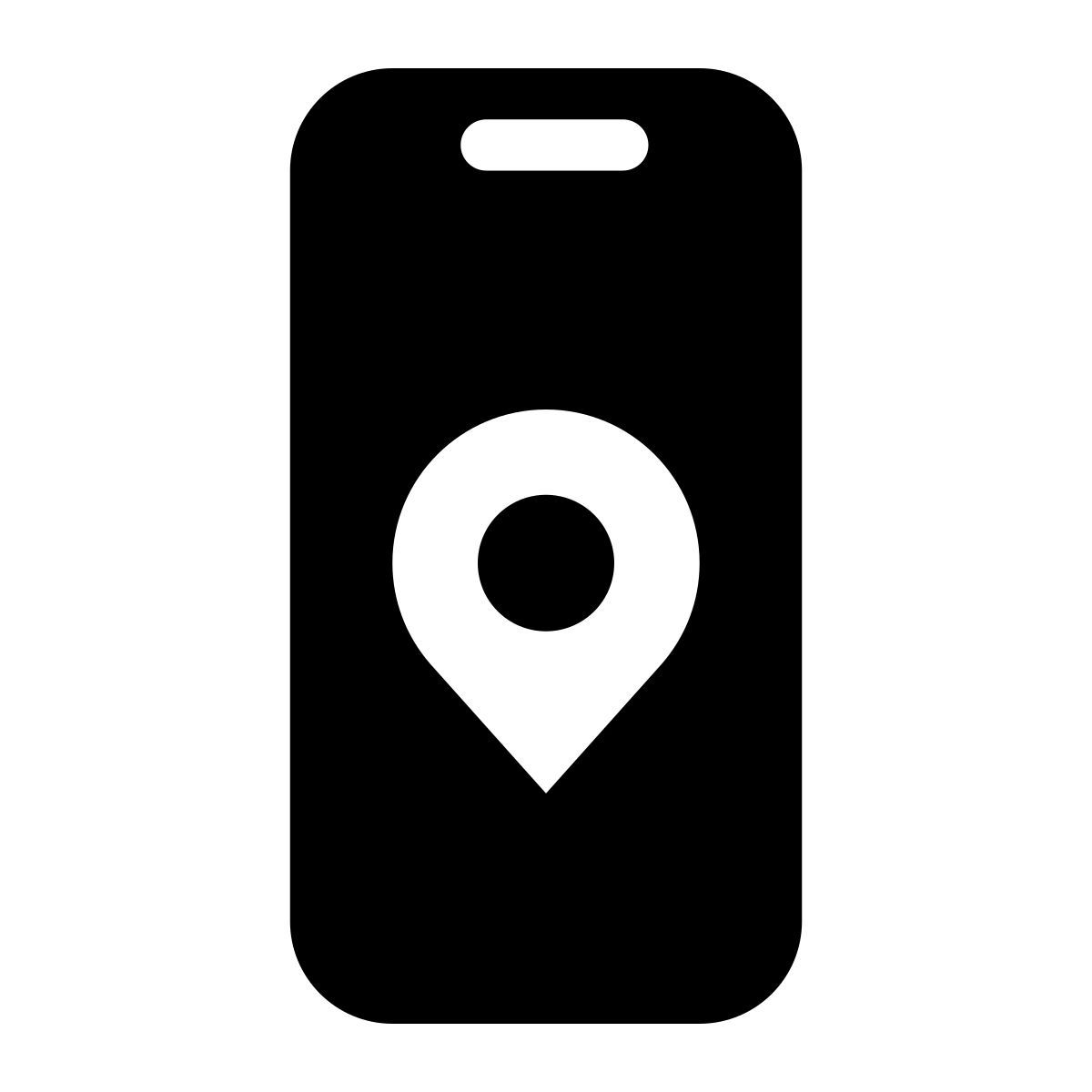 glyph neue style navigatore mobile icon