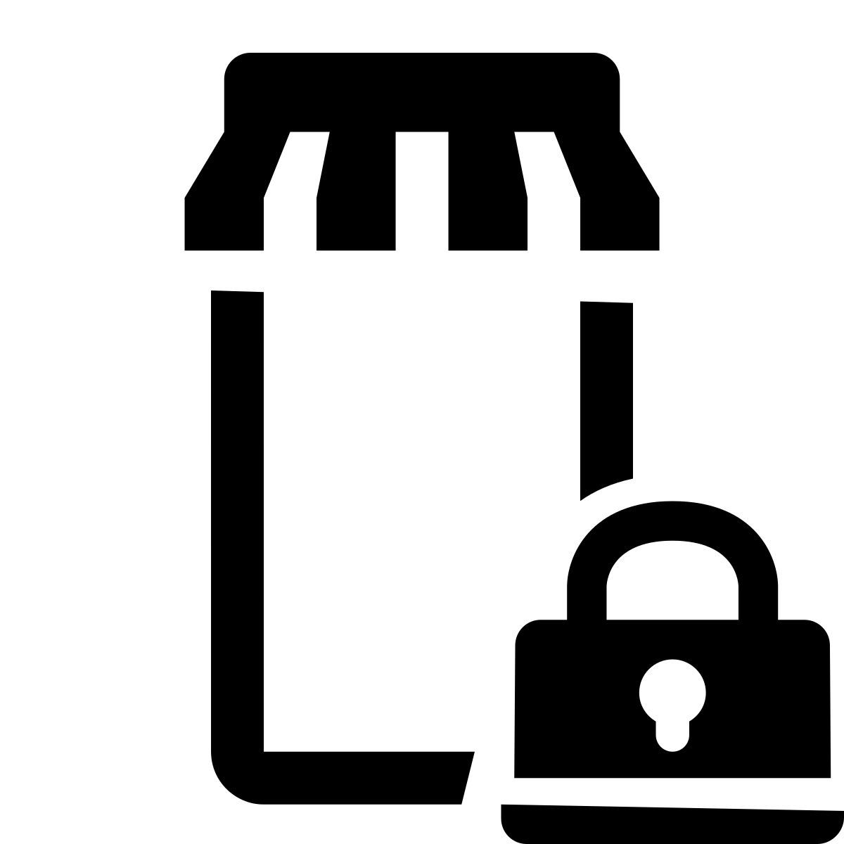 glyph neue style モバイルショップセキュアログイン icon