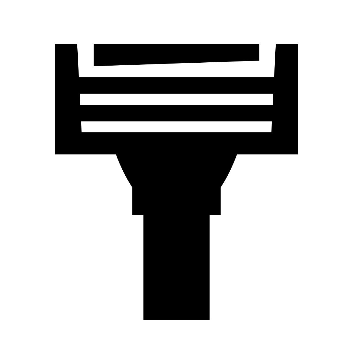 glyph neue style razor icon