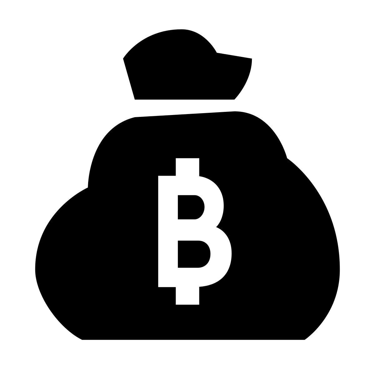 glyph neue style 钱袋子比特币 icon