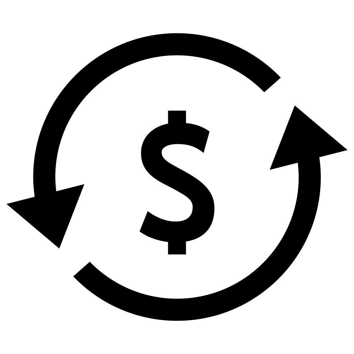 glyph neue style денежное обращение icon