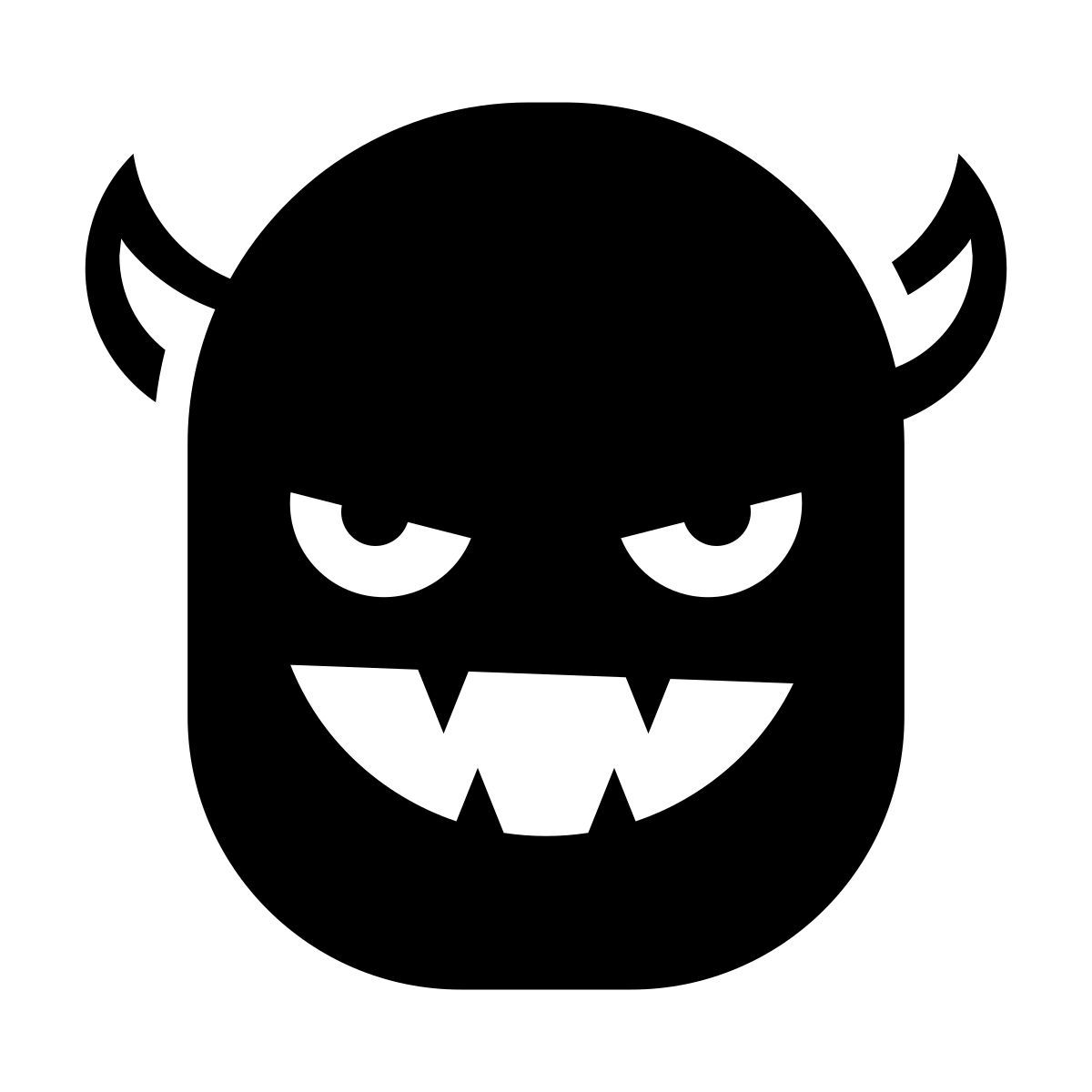 glyph neue style monstro icon