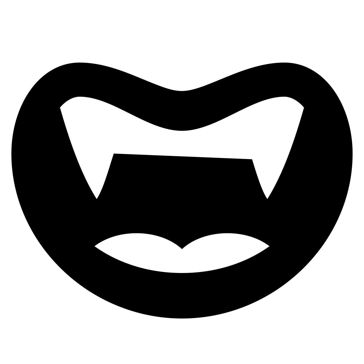 glyph neue style boca icon