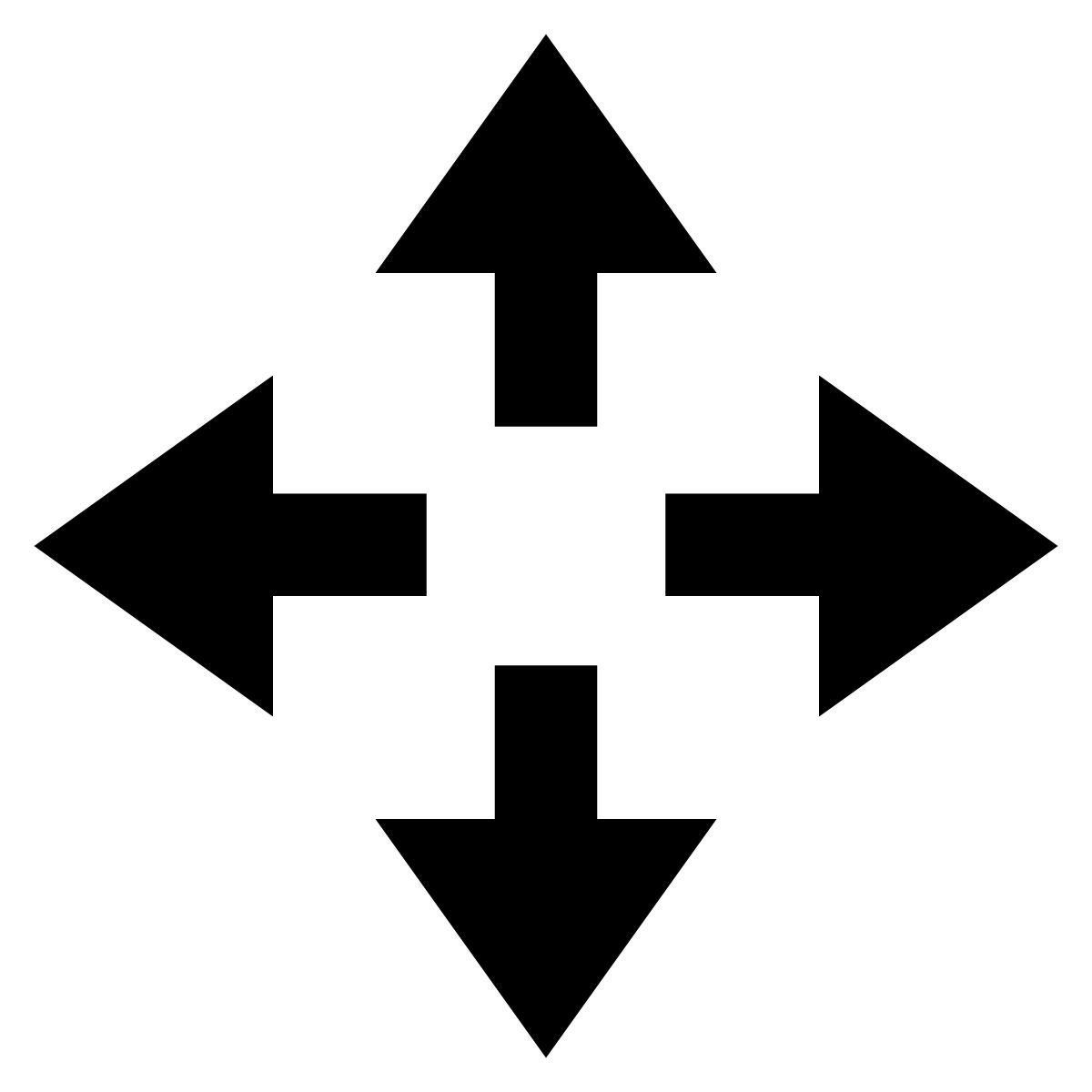 glyph neue style move icon