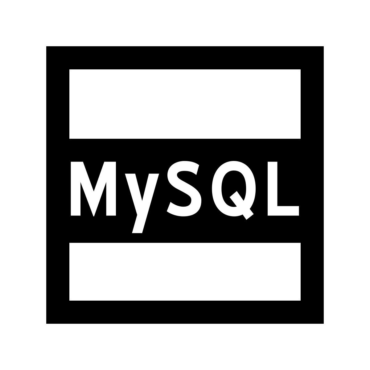 glyph neue style mysql icon