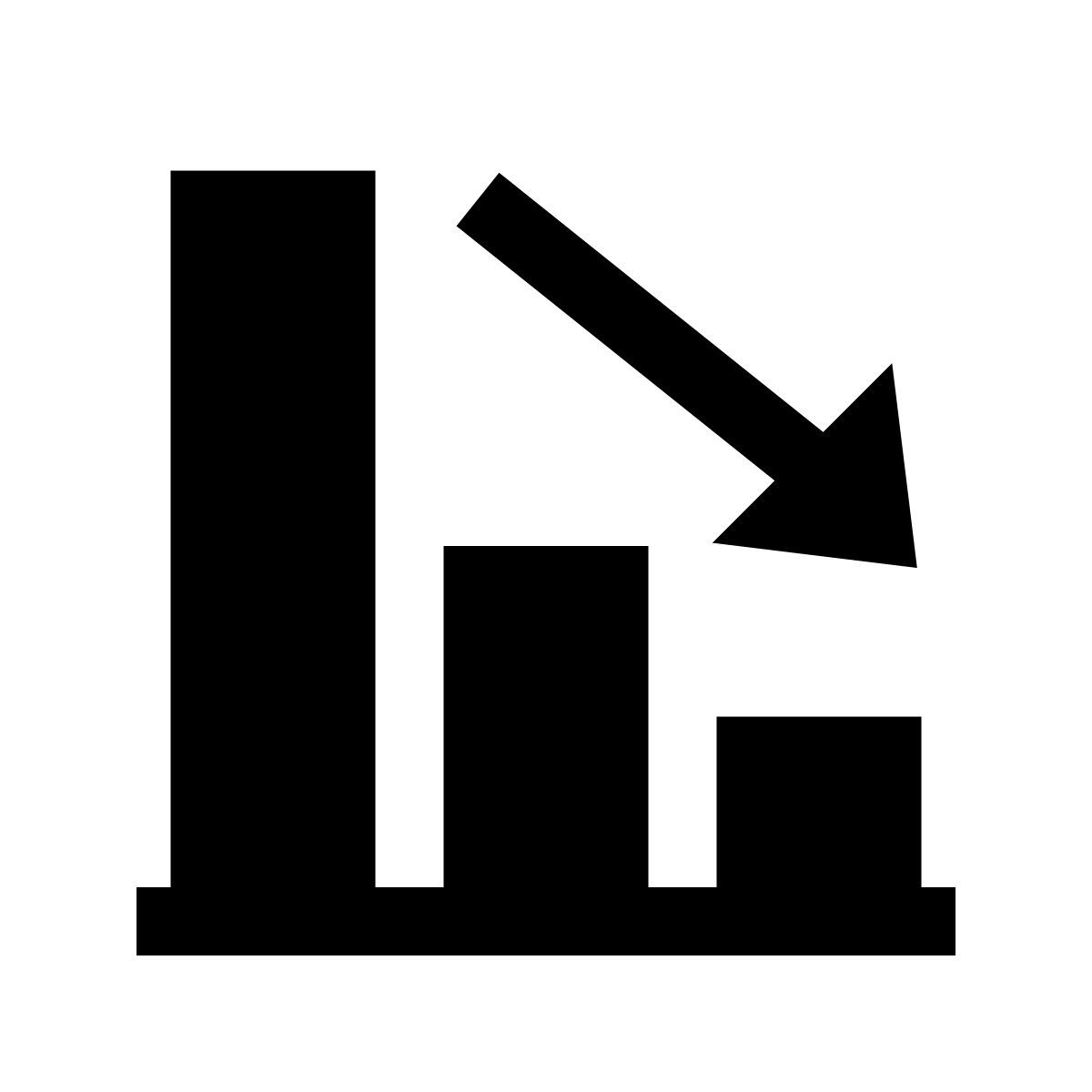 glyph neue style dinámica negativa icon