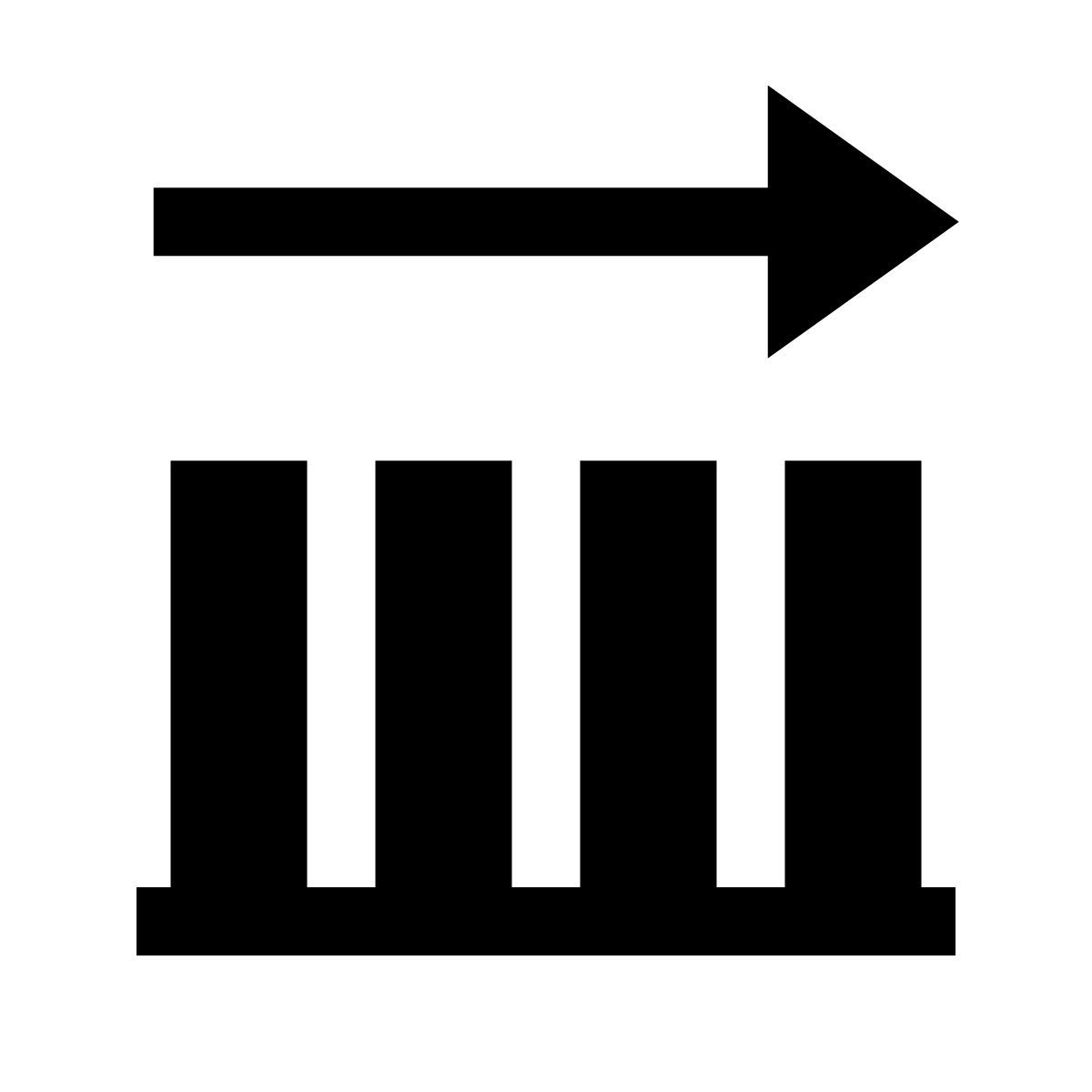 glyph neue style ニュートラル取引 icon