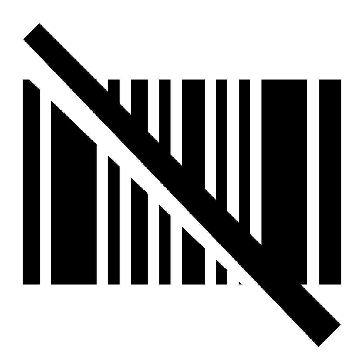 glyph neue style нет штрих кода icon