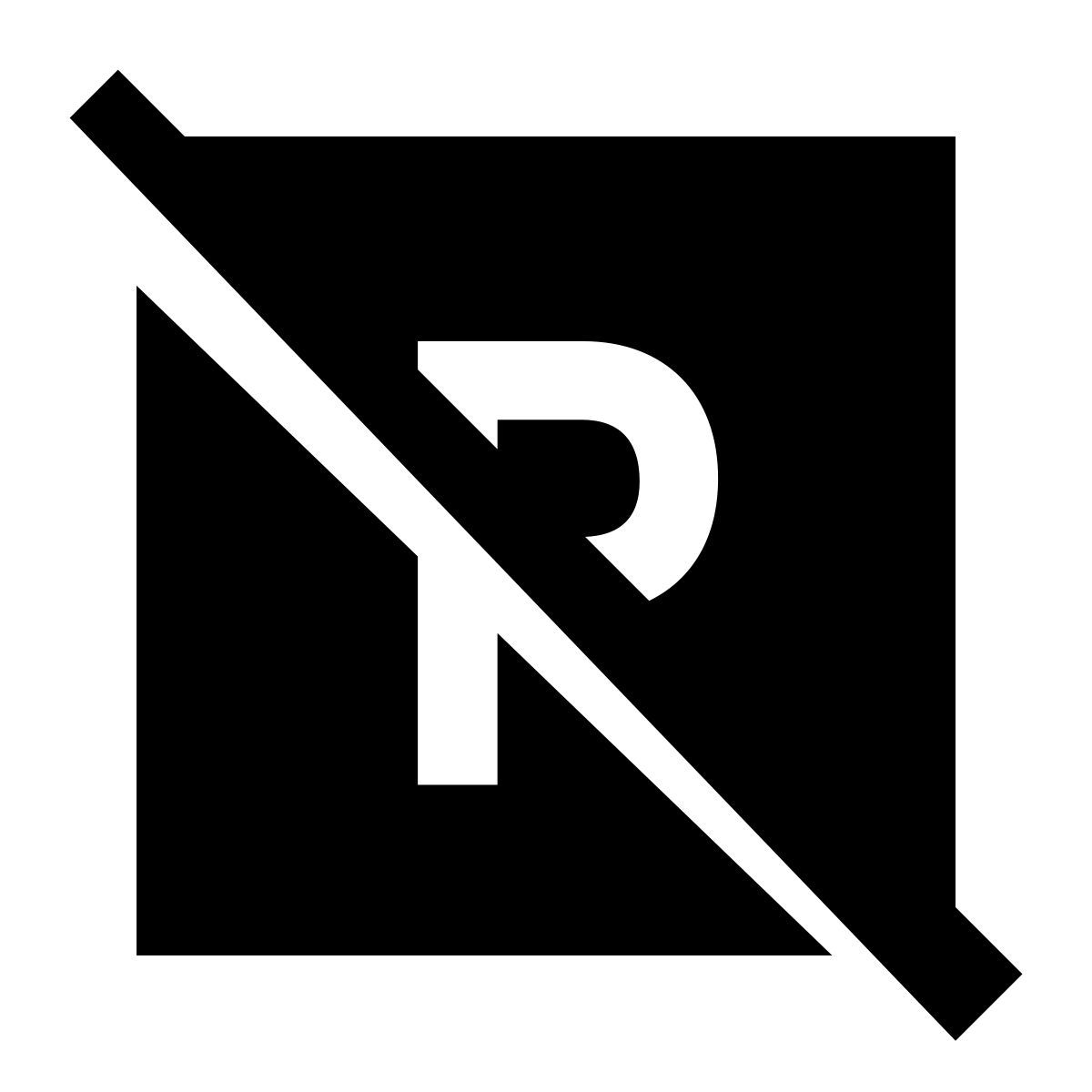 glyph neue style proibido estacionar icon