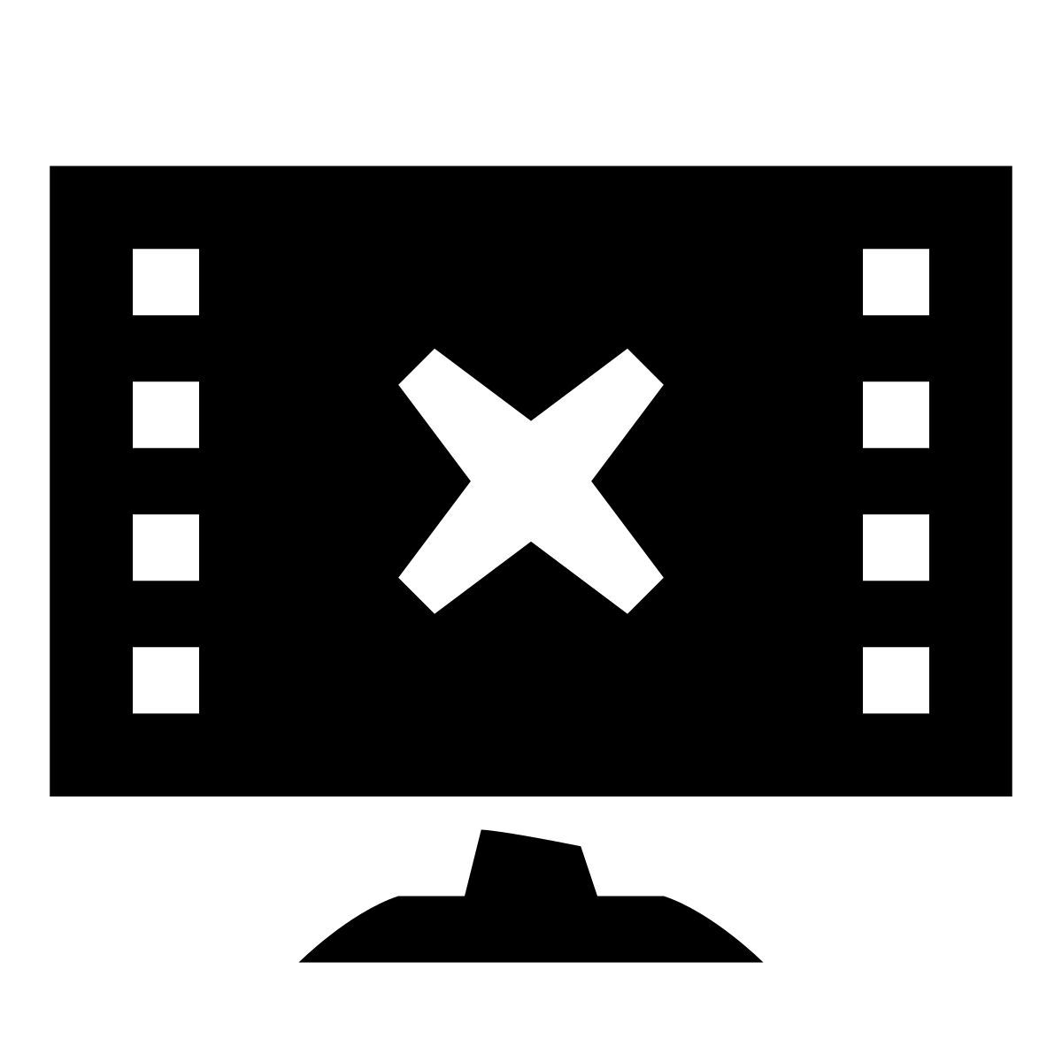 glyph neue style images vidéo non affichées icon