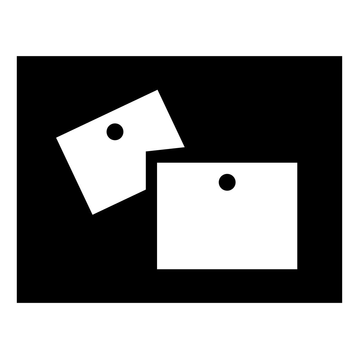 glyph neue style tablón de anuncios icon