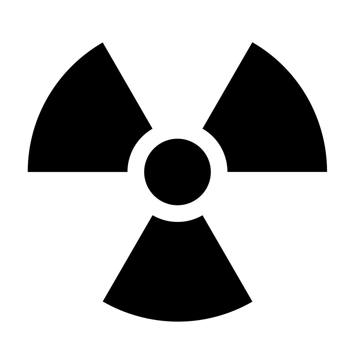 glyph neue style nuclear icon