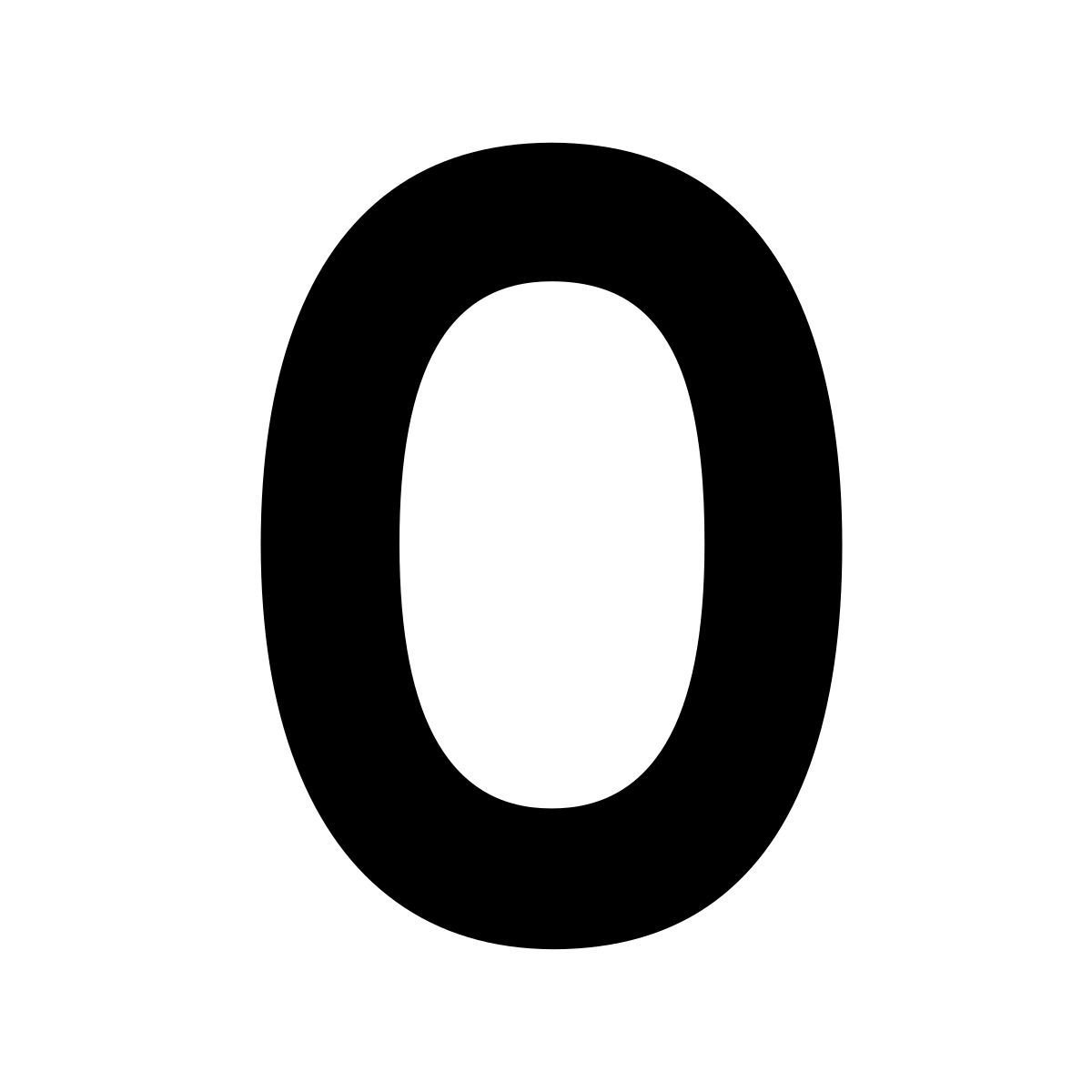 glyph neue style numero 0 icon
