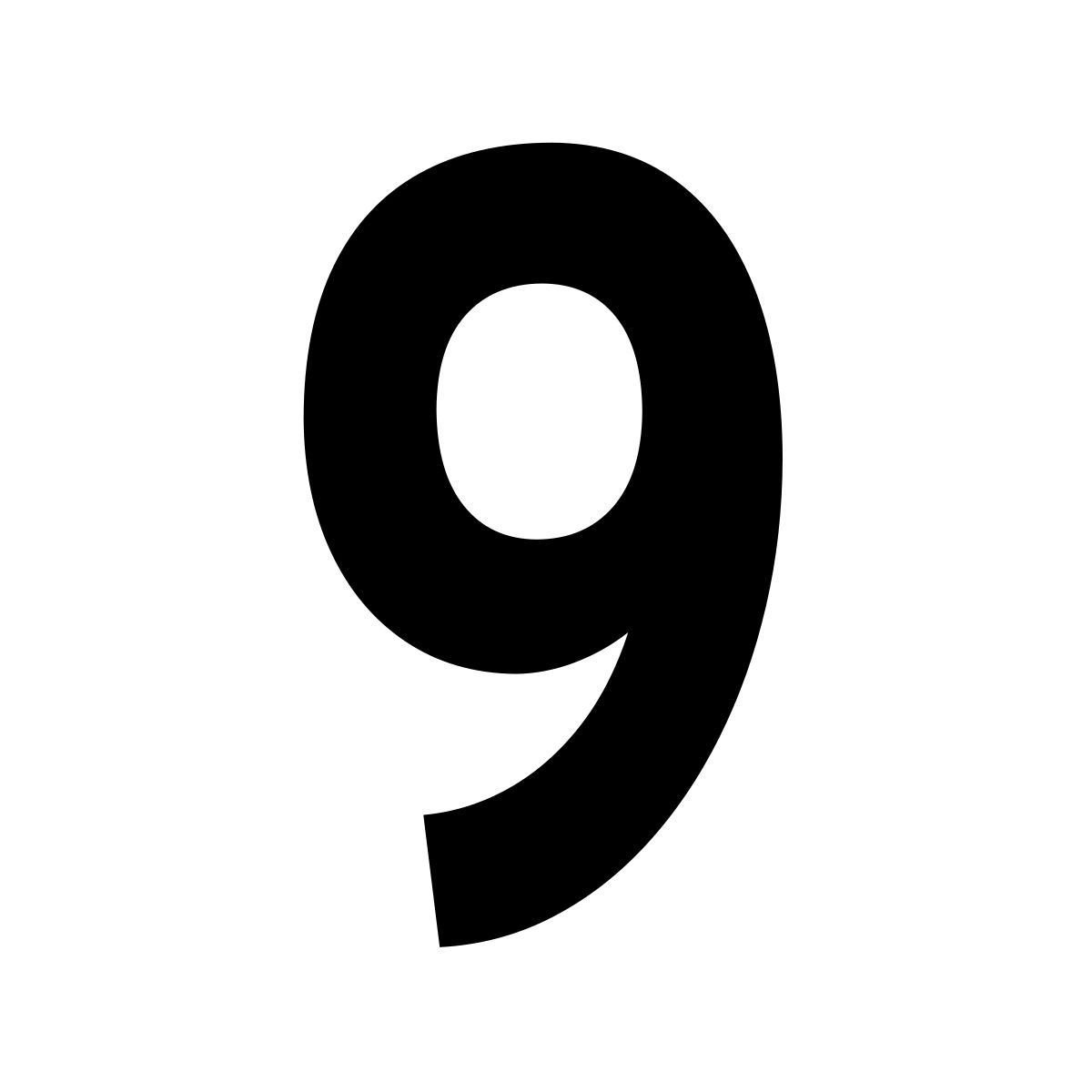 glyph neue style nummer 9 icon
