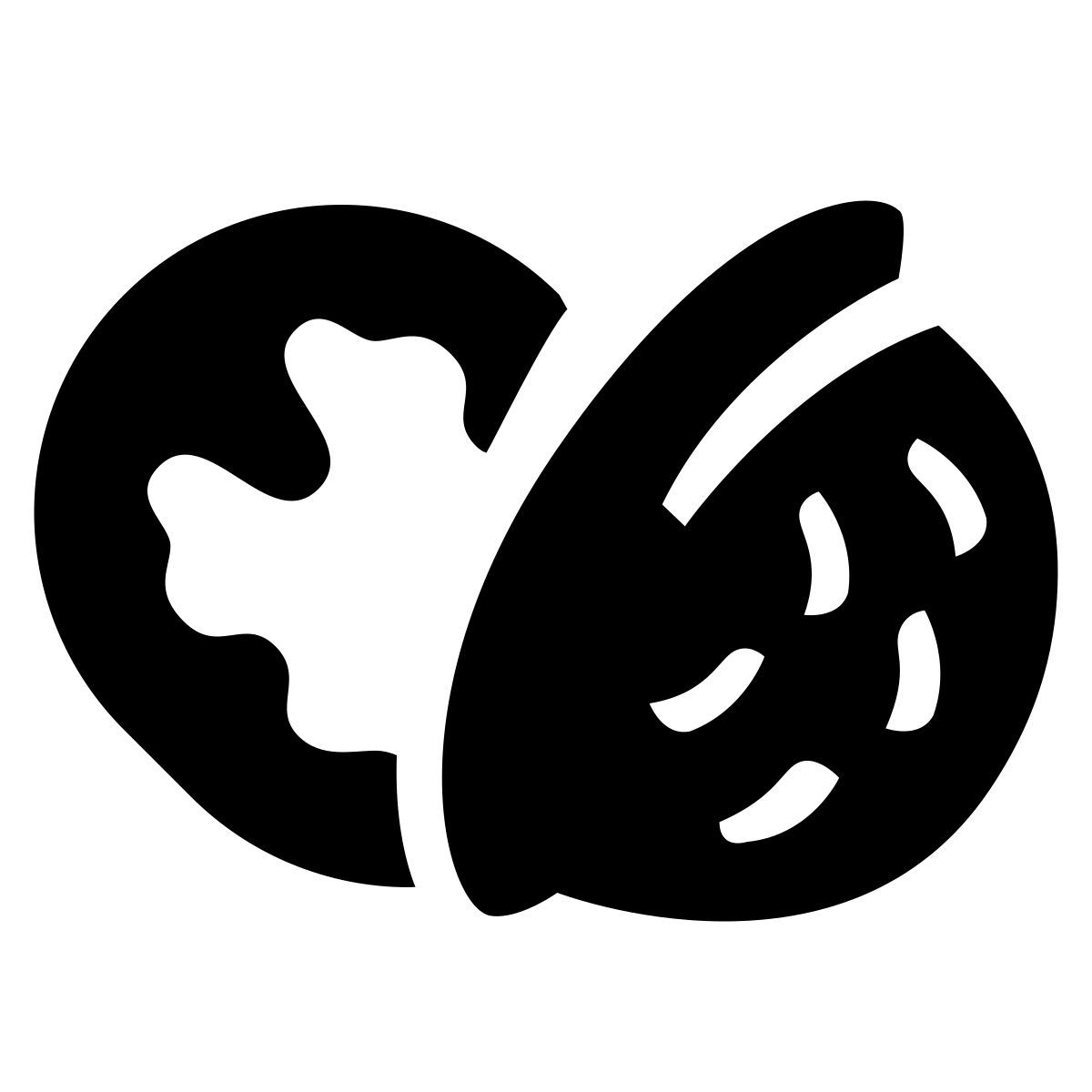 glyph neue style nutshell icon