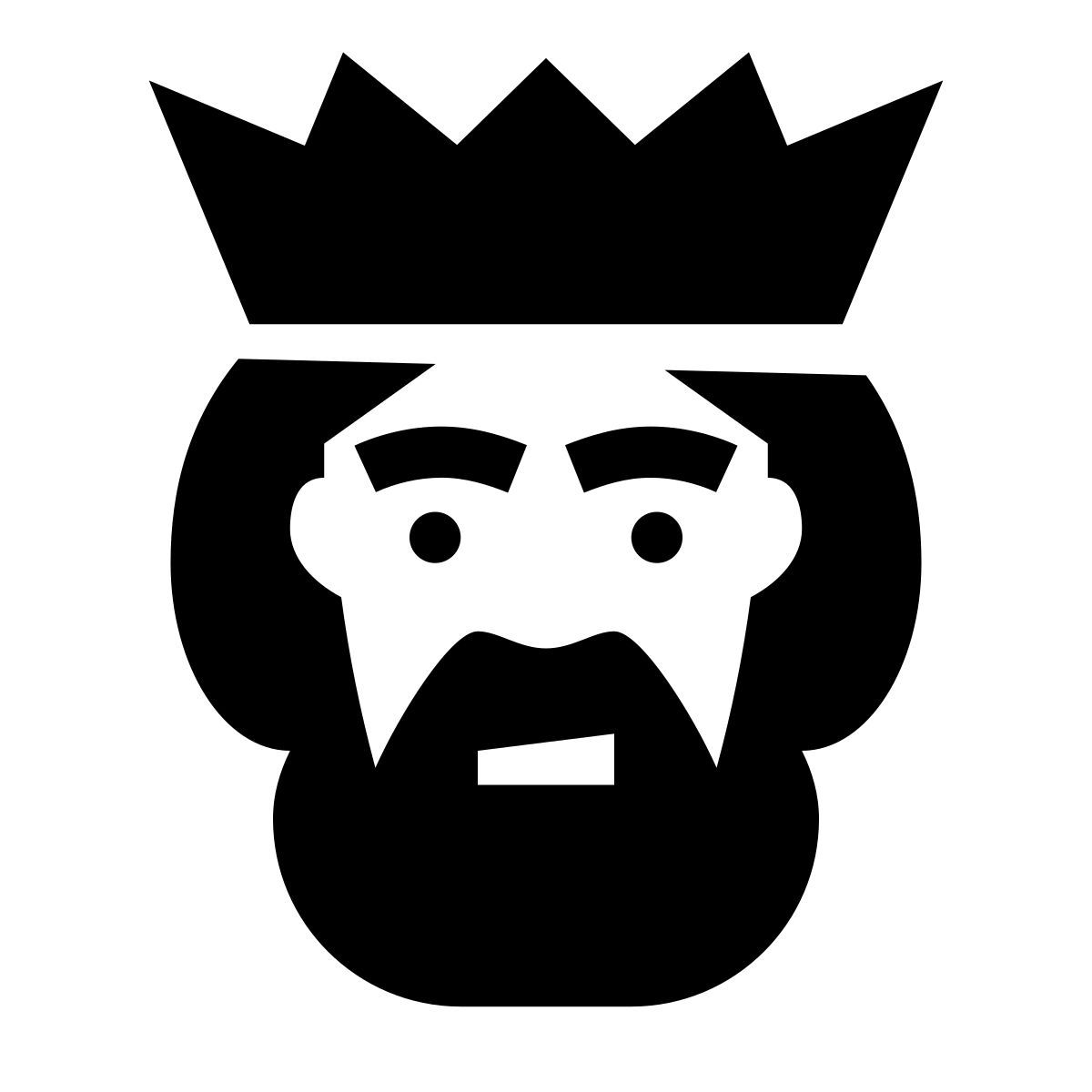 glyph neue style старый король icon
