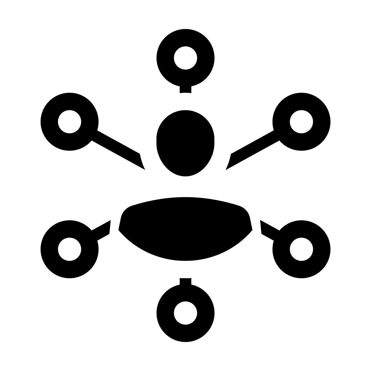 glyph neue style multicanale icon