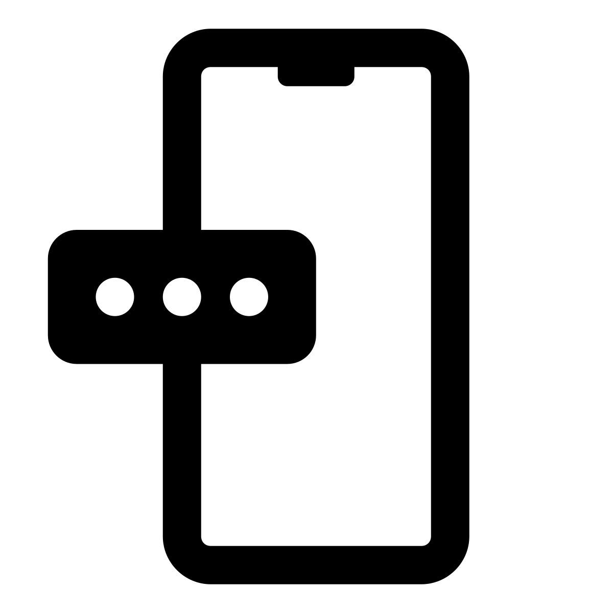 glyph neue style one time password icon