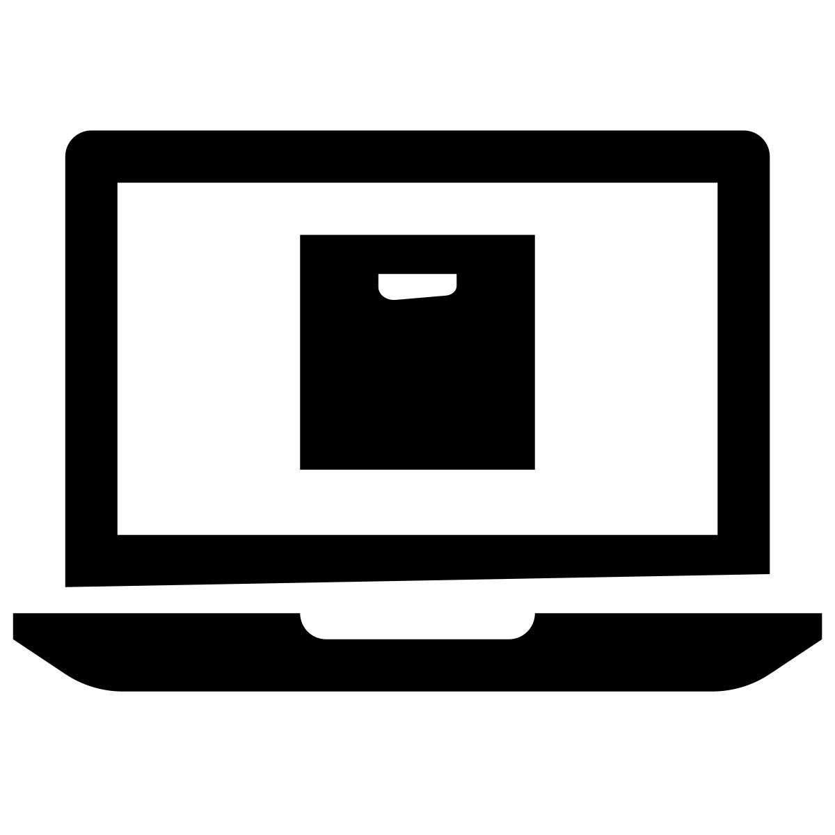 glyph neue style suivi des colis en ligne icon