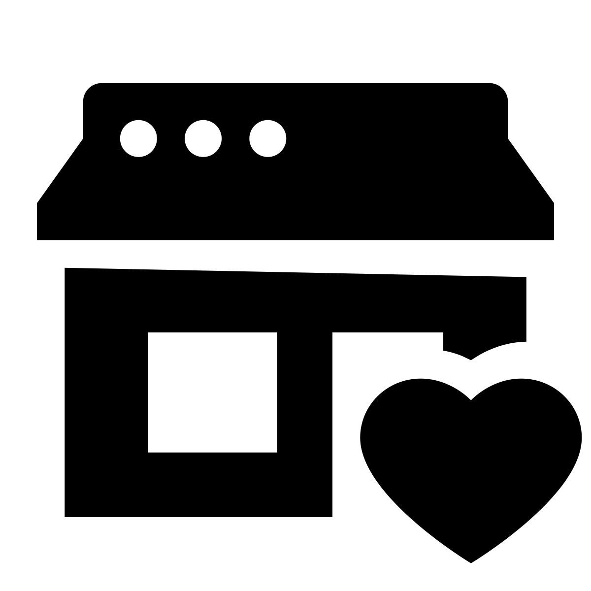 glyph neue style 온라인 샵 즐겨 찾기 icon