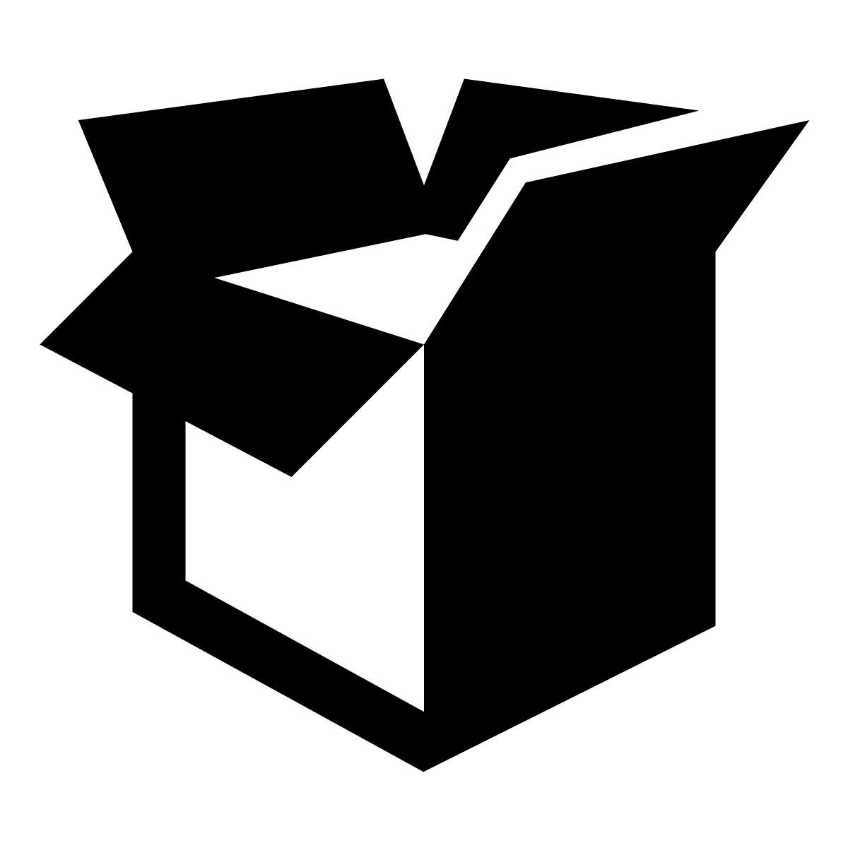 glyph neue style empty box icon