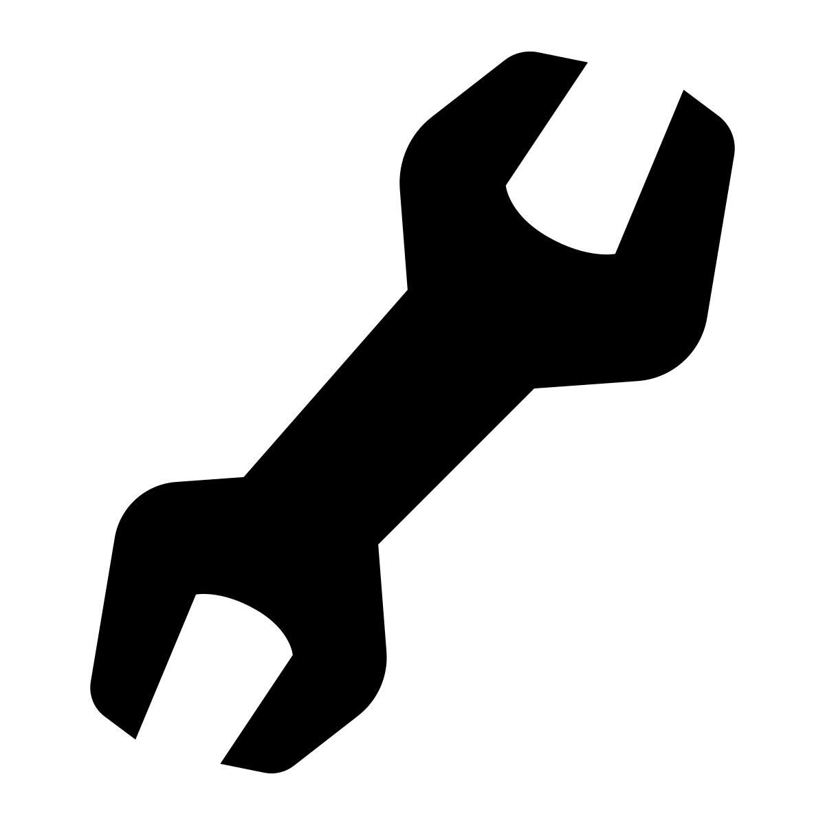 glyph neue style maulschlüssel icon