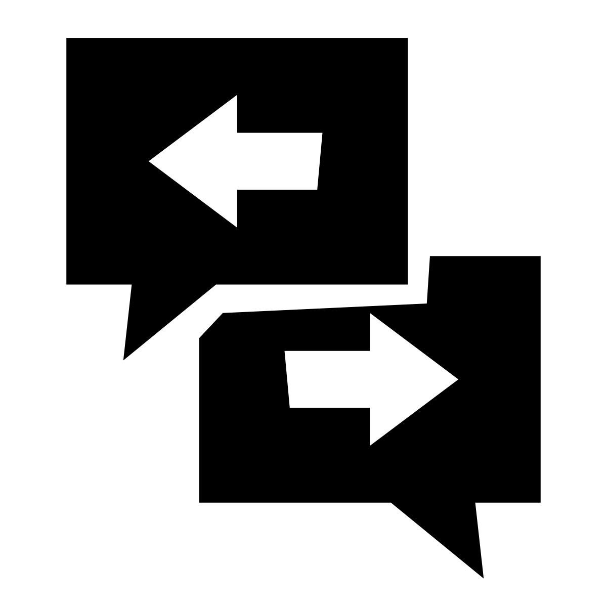 glyph neue style opinião oposta icon