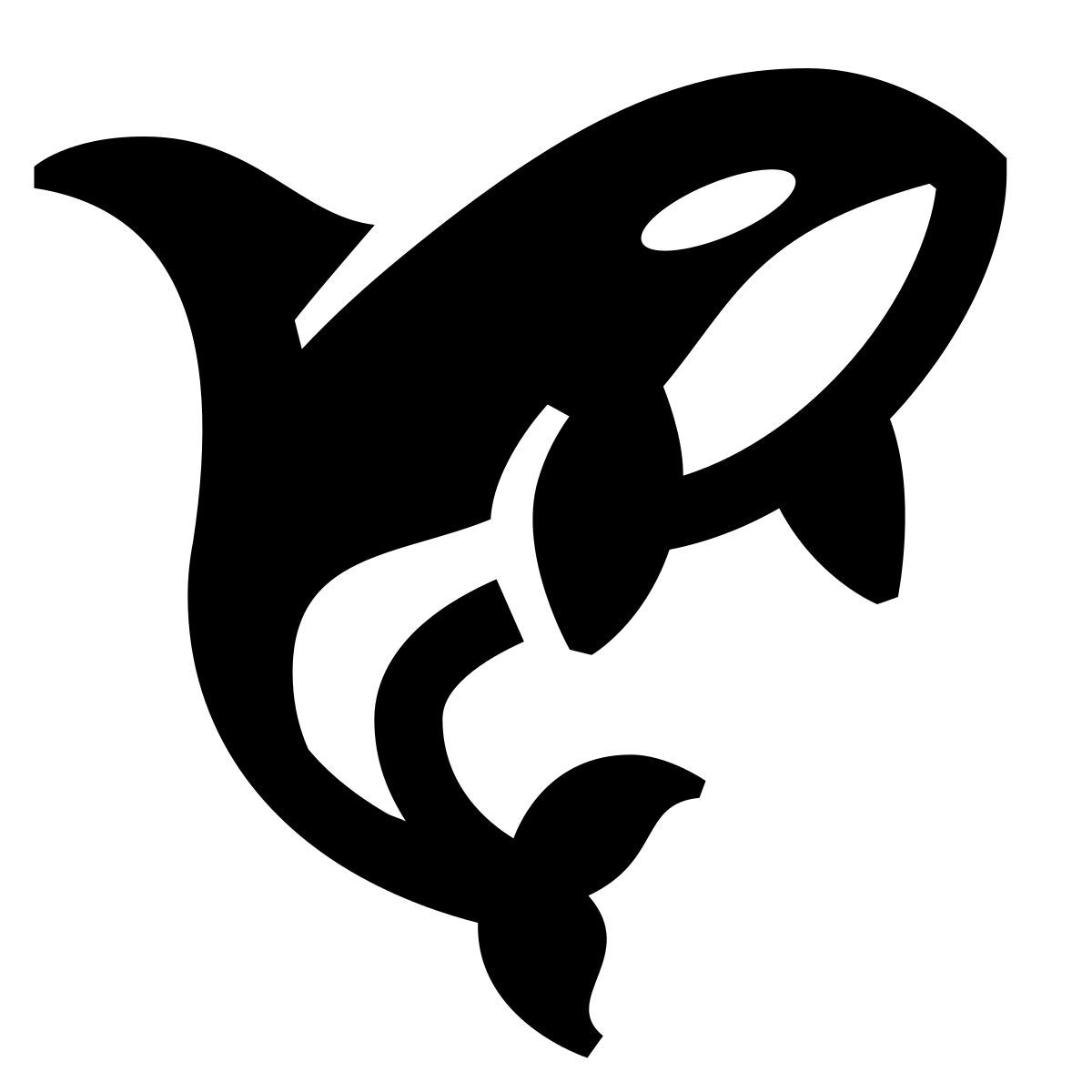 glyph neue style orca icon