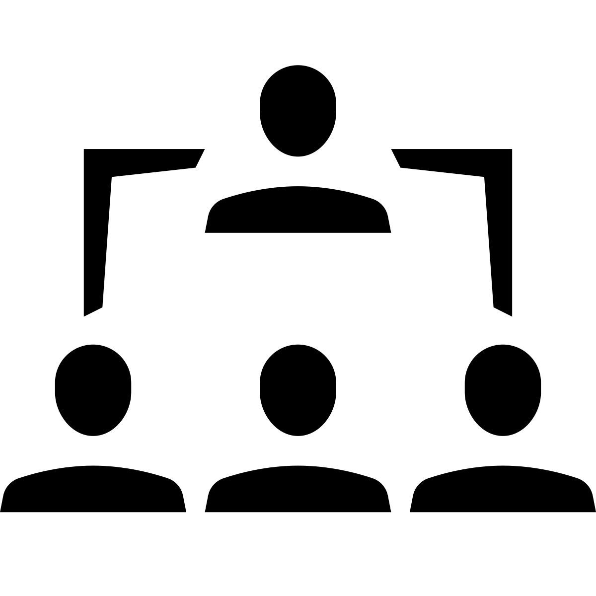 glyph neue style abteilung icon