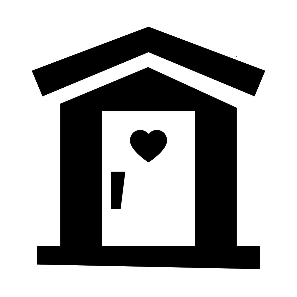 glyph neue style wc all'aperto icon