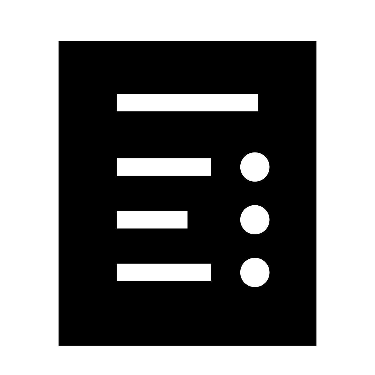 glyph neue style overview icon