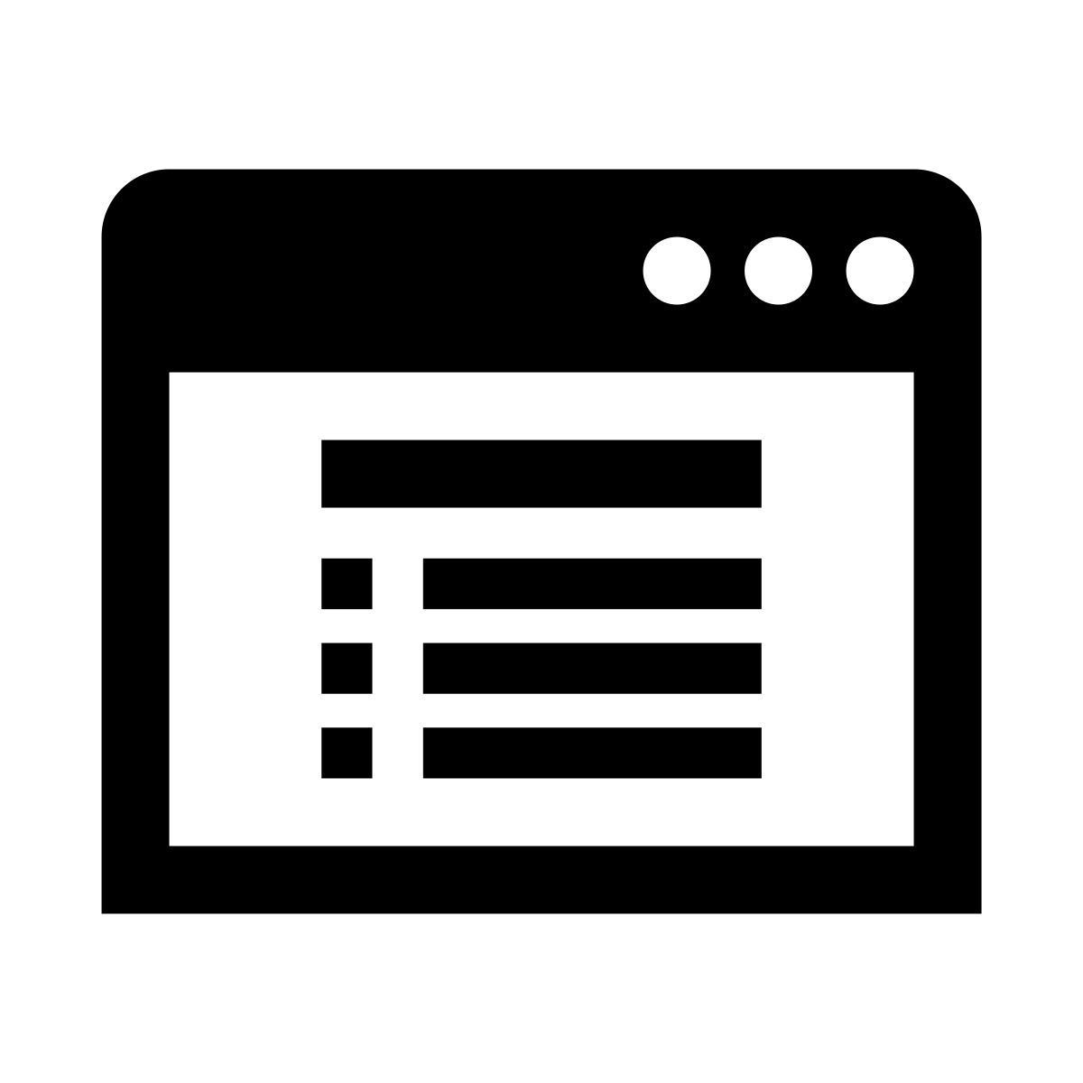 glyph neue style seitenübersicht 3 icon