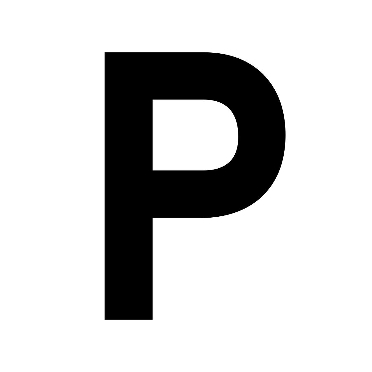 glyph neue style p icon
