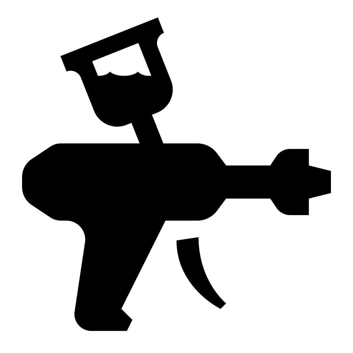 glyph neue style spritzpistole icon