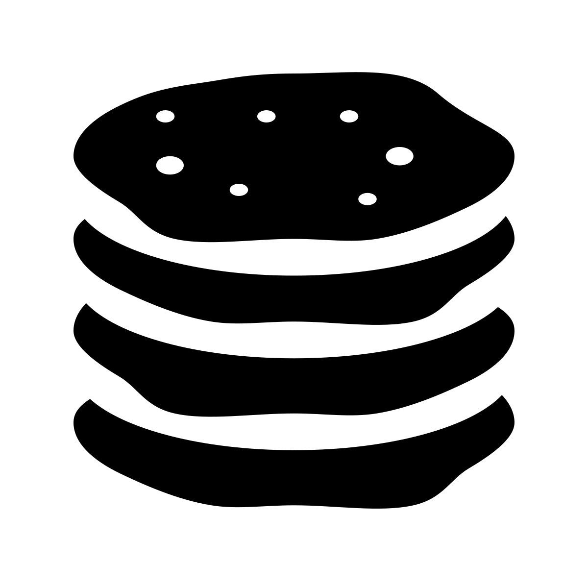 glyph neue style panqueca icon