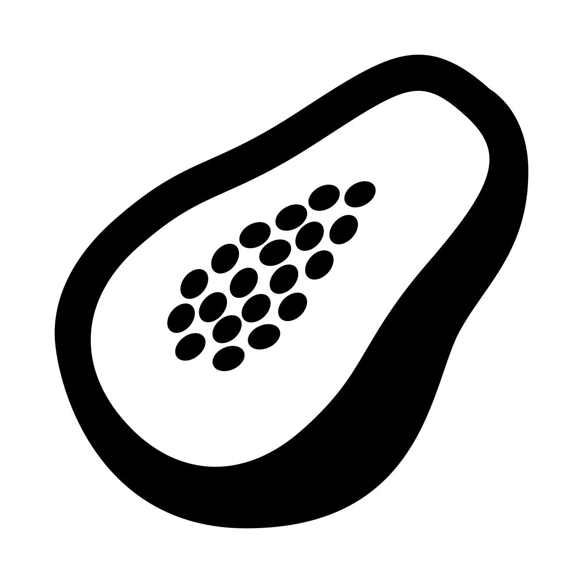 glyph neue style papaia icon