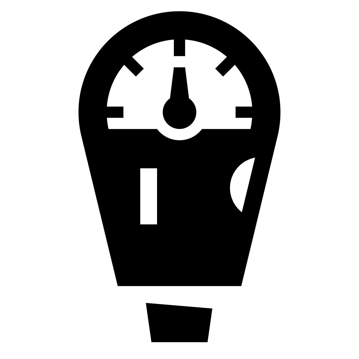 glyph neue style 주차료 징수 기 icon
