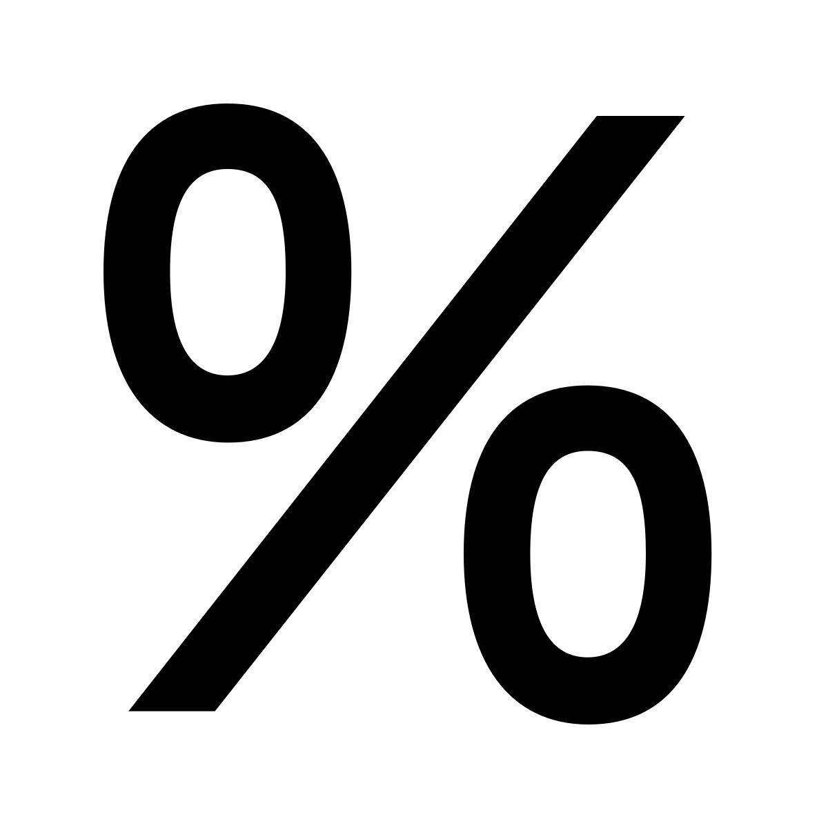 glyph neue style 百分比 icon