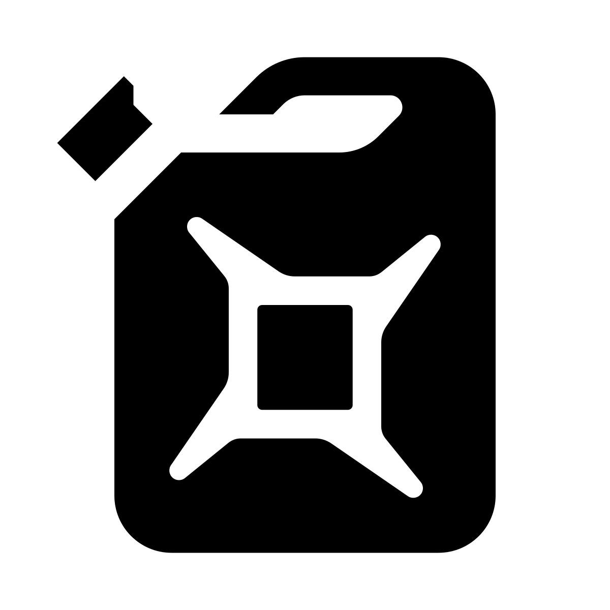 glyph neue style petrol icon