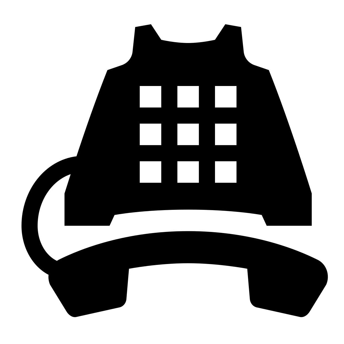 glyph neue style telefone fora do descanso icon