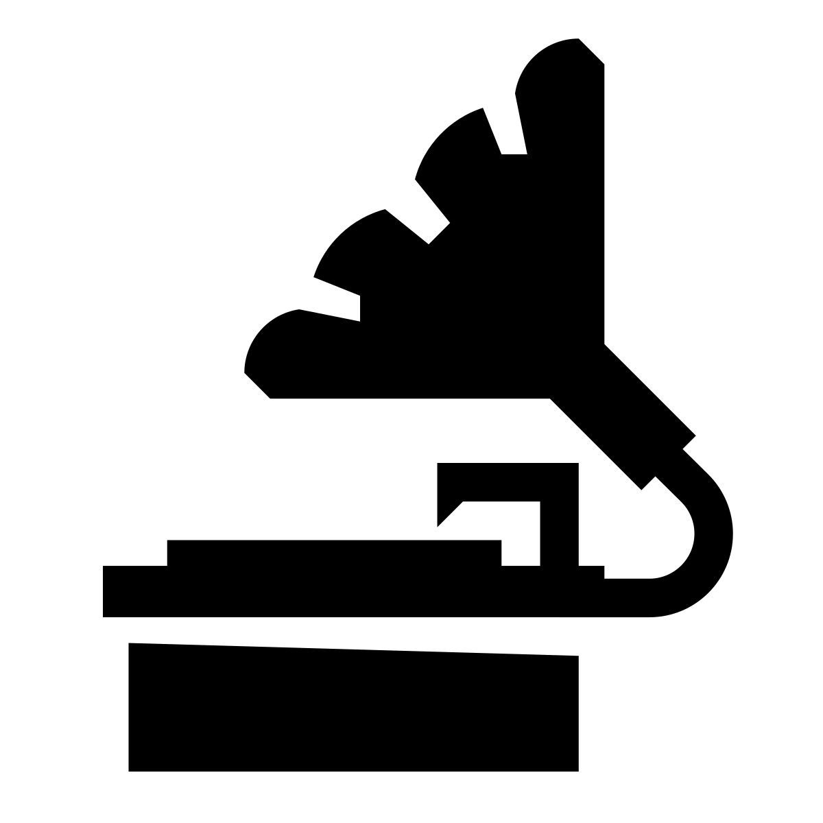 glyph neue style фонограф icon