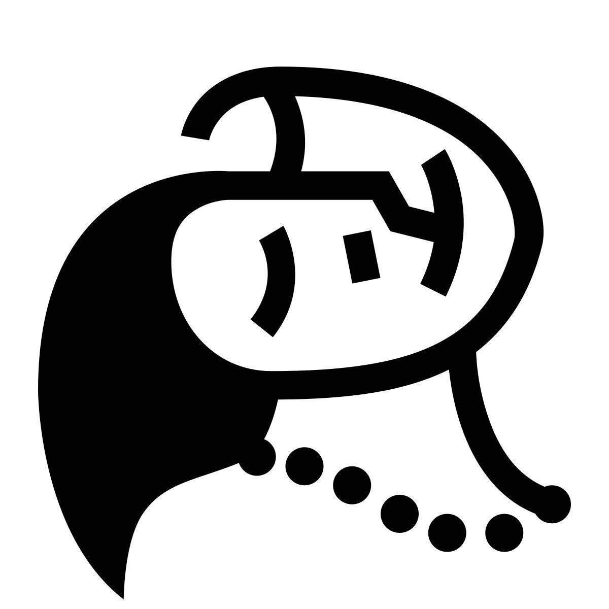 glyph neue style picasso icon