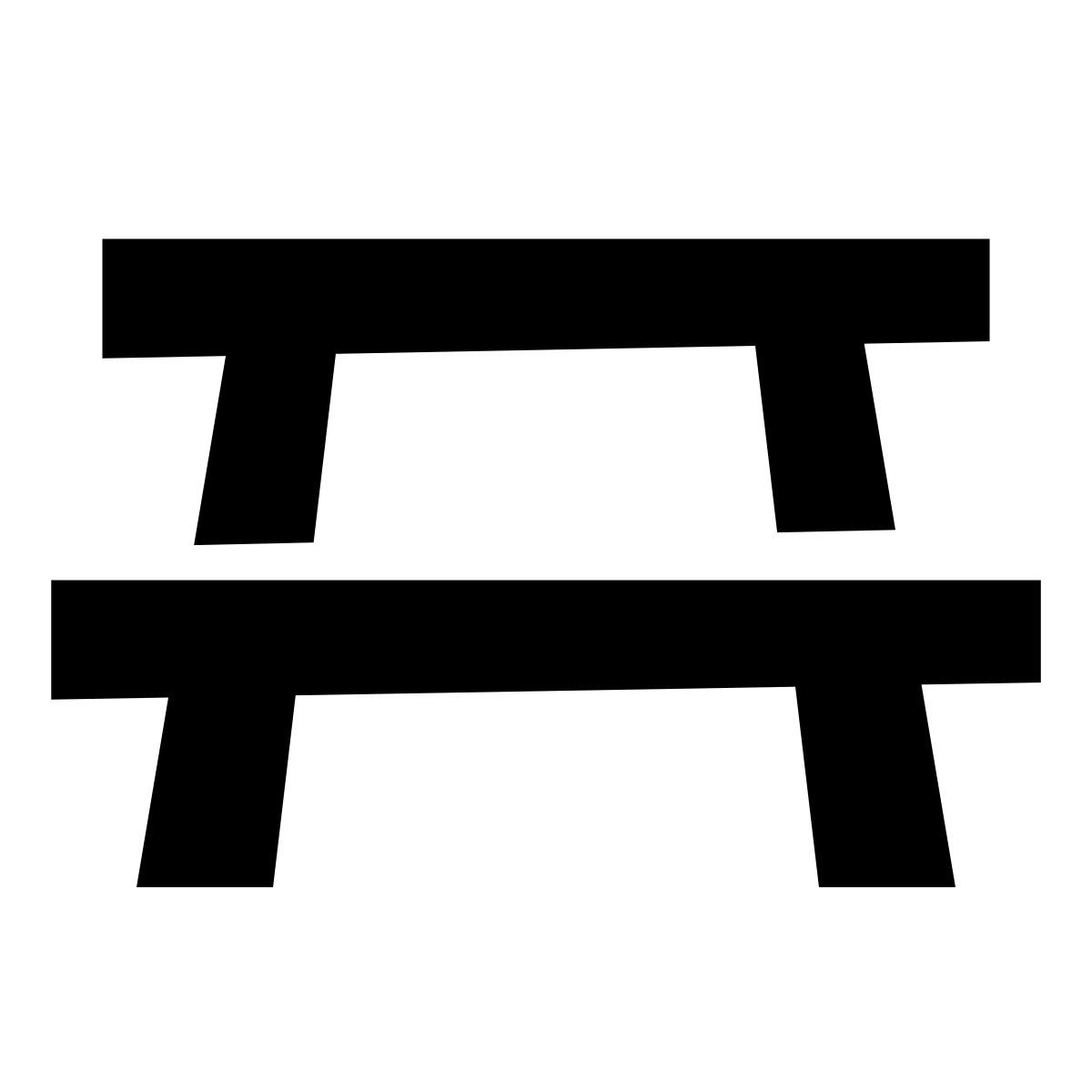 glyph neue style 피크닉 테이블 icon