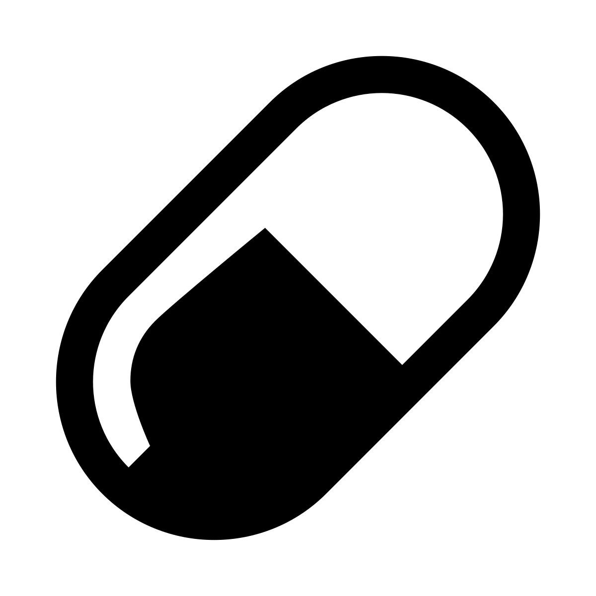 glyph neue style 알약 icon